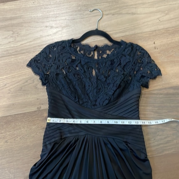 Adrianna Papell Formal Lace Black Gown Dress Size 2 - Picture 11 of 15